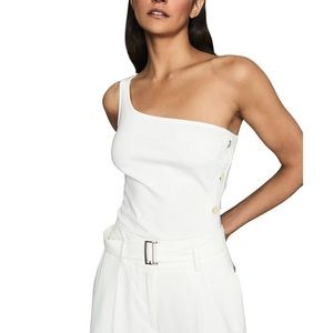 Reiss Santi One-shoulder tank